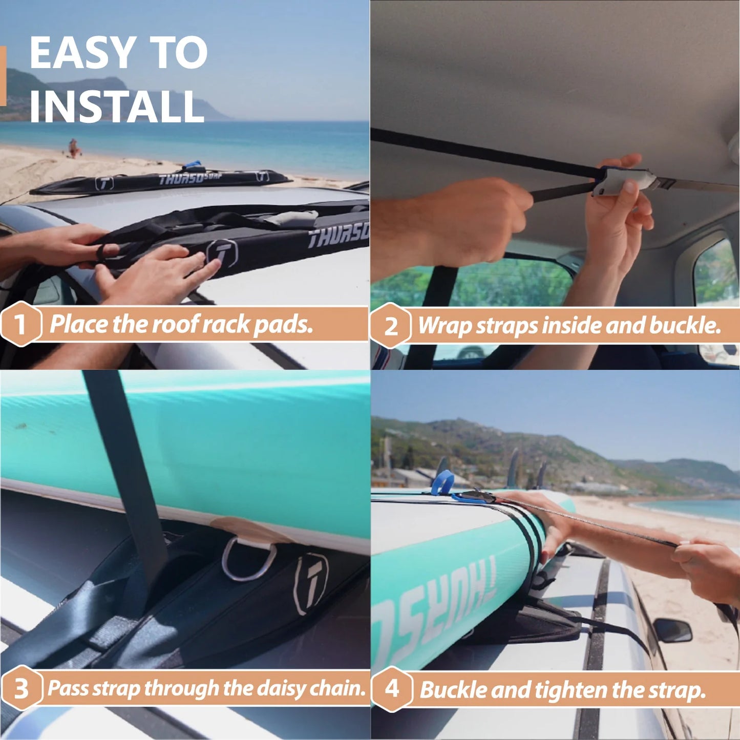 THURSO SURF Universal Surfboard Roof Rack