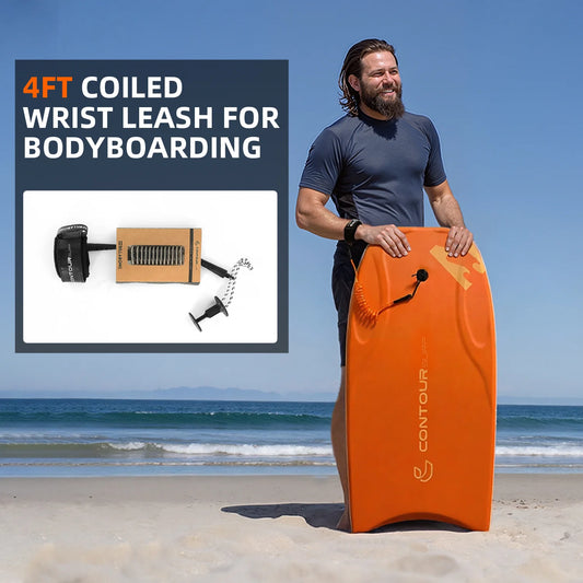 Billabong x CONTOUR SURF 4 ft Bodyboard Leash